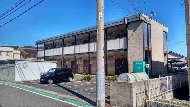 レオパレスウィステリアの外観|外はこのようになっています