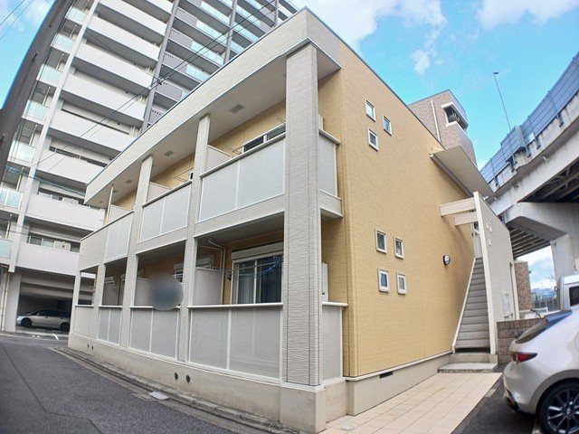 リベレ・アキタの外観|きれいな外観です