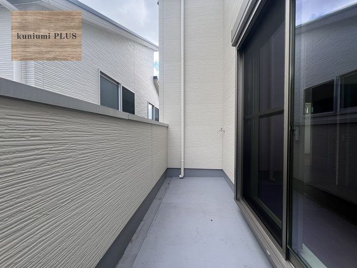 東大阪市新家2丁目　D号地のバルコニー