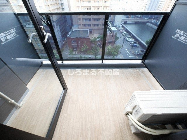 R802JRプレシア南堀江のバルコニー