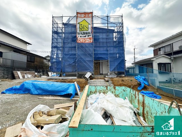 神戸市西区桜が丘東町　第4期　新築一戸建ての外観|周辺は落ち着いた街並みの住宅地！子育てがしやすい住環境です！まだ未完成ですが、現地でしかわからない事もございます。是非一度ご覧ください。