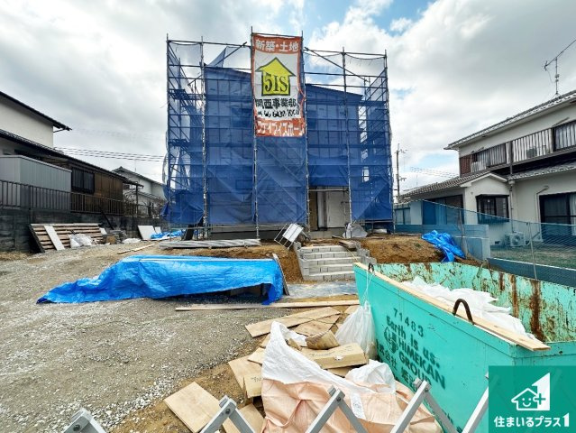 神戸市西区桜が丘東町　第4期　新築一戸建ての外観|周辺は落ち着いた街並みの住宅地！子育てがしやすい住環境です！まだ未完成ですが、現地でしかわからない事もございます。是非一度ご覧ください。