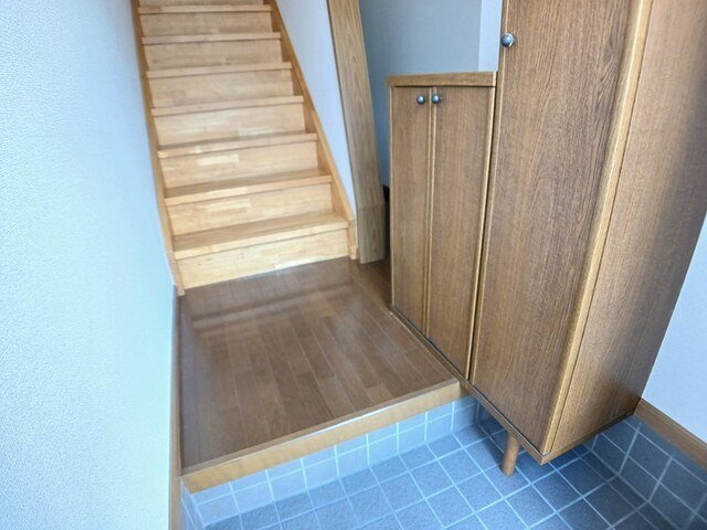 アメニティー北平野Ａの玄関