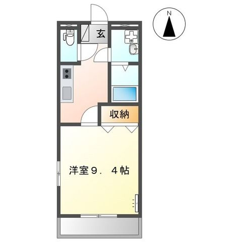 メゾンシクラメンの間取り