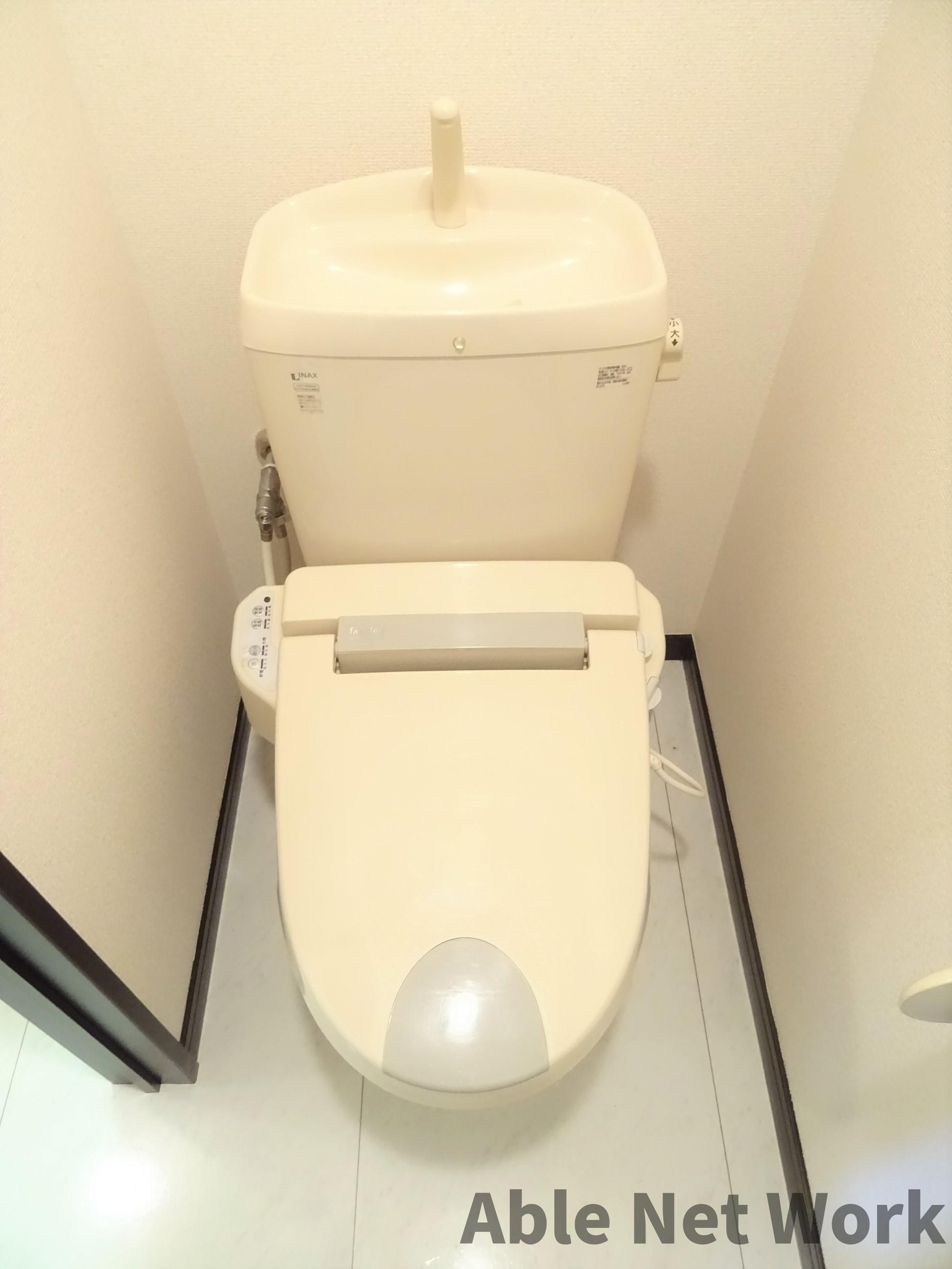 レスポワールBのトイレ|温水洗浄便座