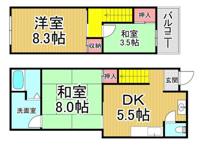 【区画図】 | ペディハウス宝塚市小浜