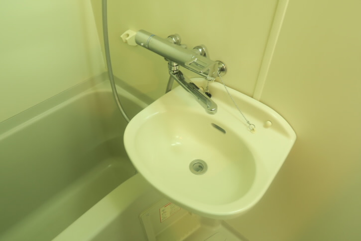 ウィング立花の洗面所