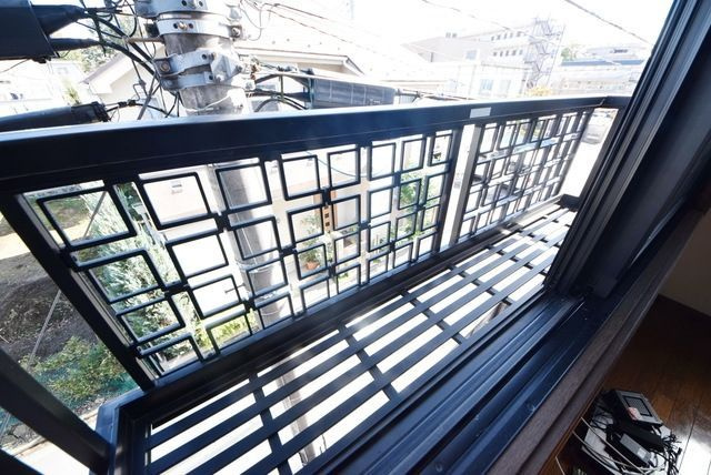 ウィング立花のバルコニー
