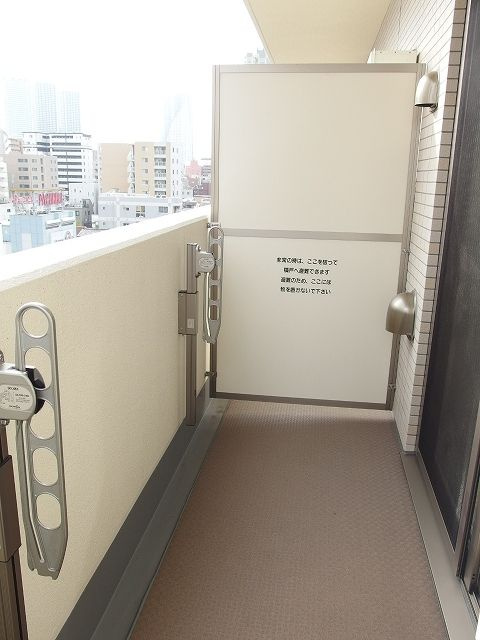 セ・マニフィーク　月島のバルコニー