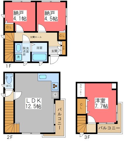 kolet幡ヶ谷の間取り