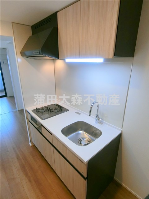 プライマル西蒲田のキッチン|2口ガスグリル付システムキッチン