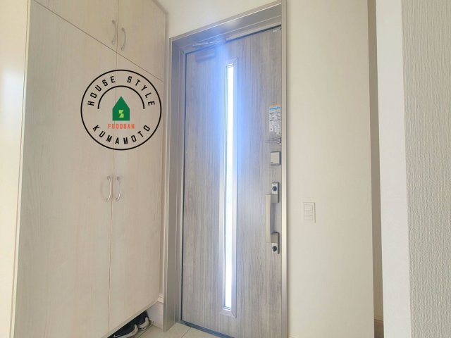 菊池郡菊陽町大字原水第4-4棟（2号棟）　の内観：施工例|二重ロックでしっかり防犯対策ができます。