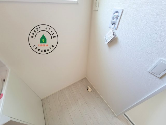 菊池郡菊陽町大字原水第4-4棟（2号棟）　の内観：施工例|ランドリースペースとなります。広々して有効的にご使用できます。 