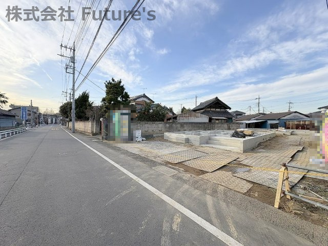 三郷市高州3丁目　新築戸建　全2棟　A号棟の前面道路含む現地写真|前面道路含む現地写真です。