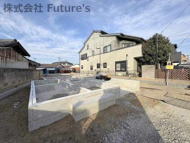 三郷市高州3丁目　新築戸建　全2棟　A号棟の外観|現地の写真になります。