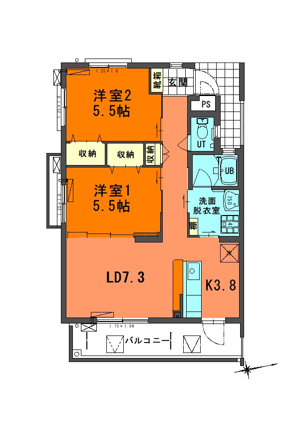 ハッピーファミリーの間取り
