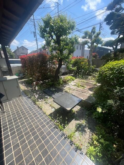 東久留米市浅間町３丁目の中古一戸建の庭
