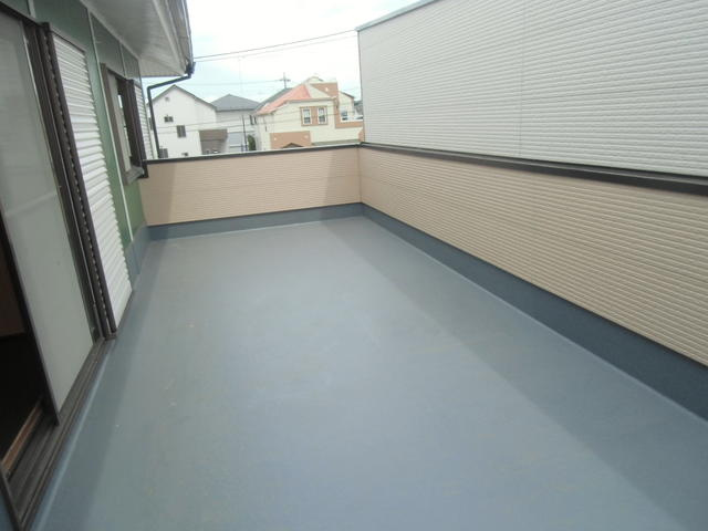 トクラハウスＢのバルコニー