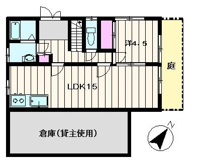 トクラハウスＢの間取り