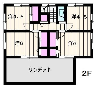 トクラハウスＢの間取り