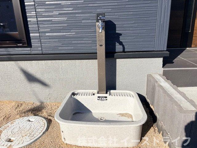 【新築戸建】　いわき市小名浜西君ヶ塚町第3　長期優良住宅のその他|3号棟写真　外水栓が設置されています。