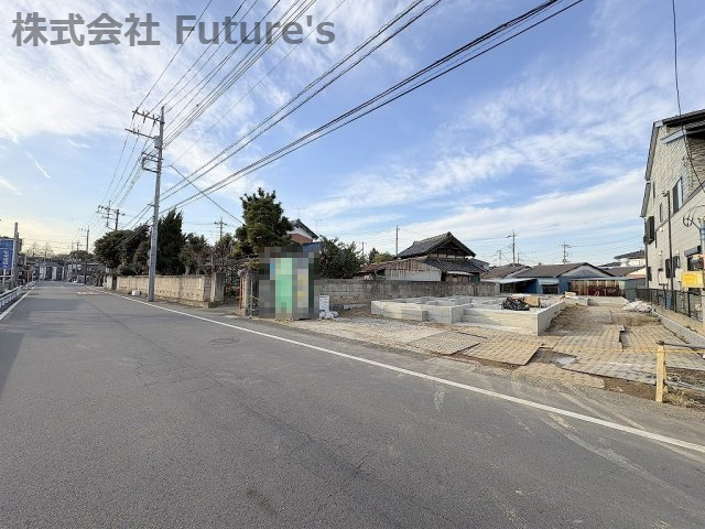 三郷市高州3丁目　新築戸建　全2棟　B号棟の前面道路含む現地写真|前面道路含む現地写真です。