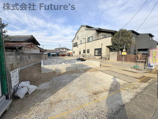 三郷市高州3丁目　新築戸建　全2棟　B号棟の外観|現地の写真になります。