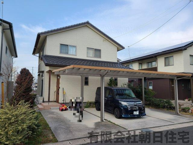 【外観】 | 東朝日町 中古戸建４LDK  | 落ち着いた雰囲気の外観です