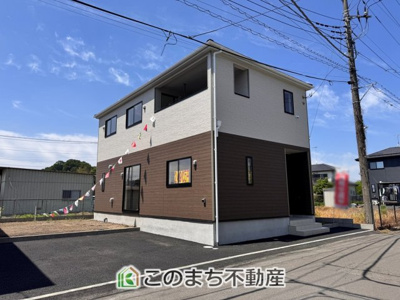 【外観】 | CRADLEGARDEN真岡市台町第9　1号棟 | 本日ご内覧できます(*^^*)
お電話でのお問合せが非常にスムーズです！
現地直接集合のお待ち合わせも大丈夫です！
お気軽にお問合せ下さい(^^)/