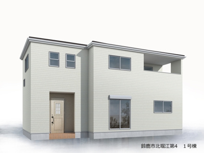 【外観パース】 | 鈴鹿市北堀江2丁目《1号棟》 | 外観パース