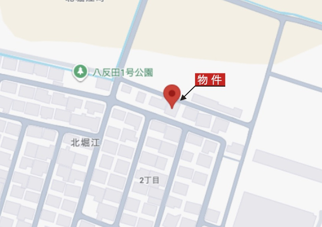 【地図】 | 鈴鹿市北堀江2丁目《1号棟》 | 詳細Map