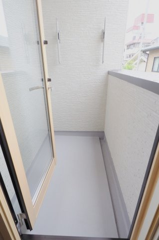 ヴィラージュヤスダのバルコニー