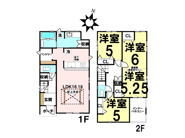 新築戸建　亀崎3丁目(No.１／No.2)