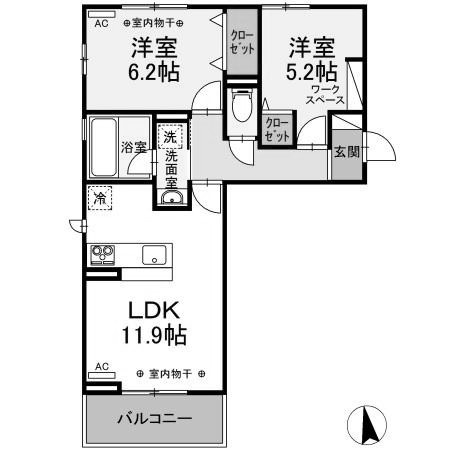 【間取り】 | サン・ロワールC