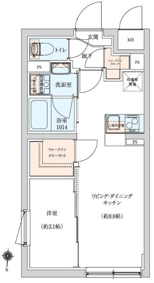 【間取り】 | ラヴィエール羽田スカイゲート