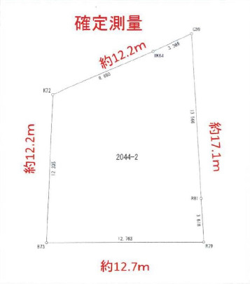 山形市泉町7番16号の土地図