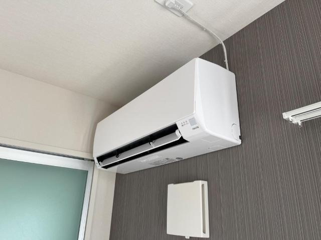 日高市四本木１丁目アパート新築工事の設備|エアコン（イメージ）