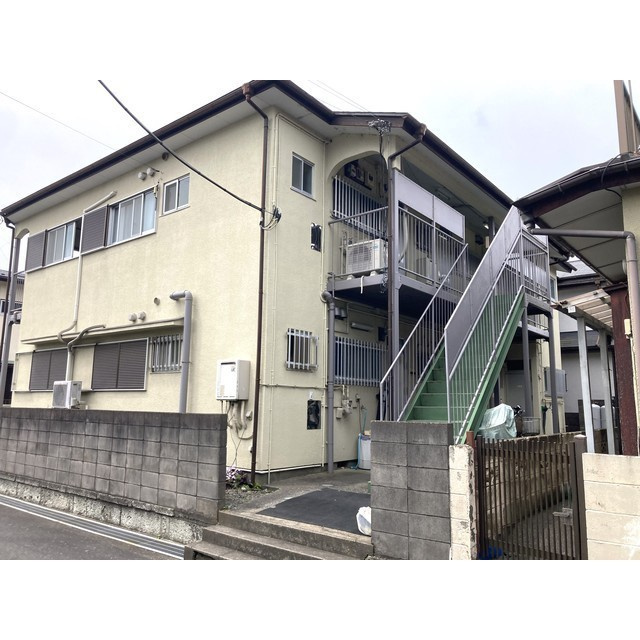 富士見コーポの外観|外観は落ち着いています