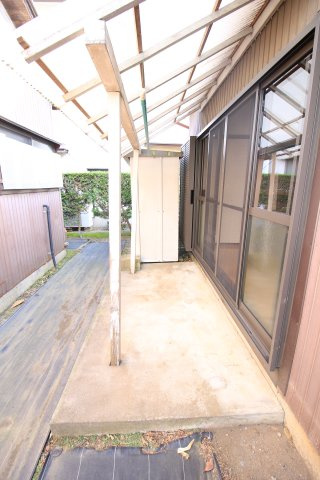 パレＮＴ高倉（北側）の庭|お庭でゆったりと過ごせます