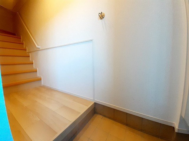 ブルーウッドの玄関|シンプルで使いやすい玄関です