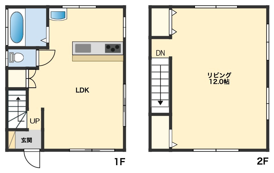 埼玉県鶴ヶ島市下新田 OC物件の間取り