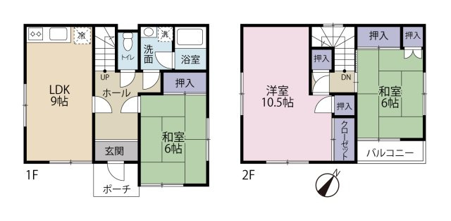 朝霞・膝折町の家の間取り