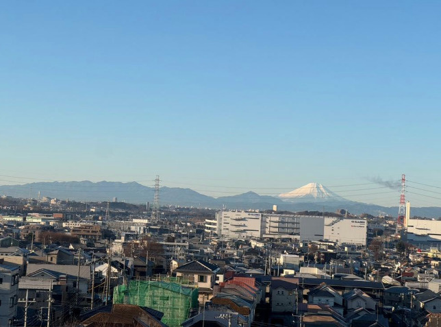 ライオンズガーデン志木・学園西の展望|天候次第では富士山が見えます