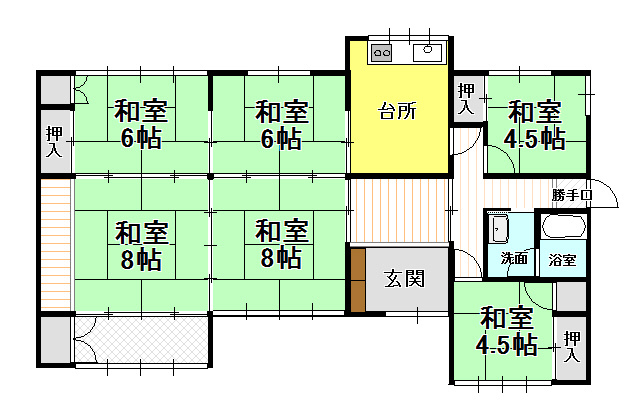 ６６１５２　揖斐郡大野町稲富中古戸建て