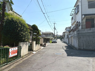 【前面道路含む現地写真】 | 八幡市男山松里　建築条件なし
