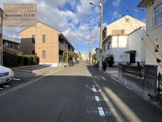 大阪市都島区毛馬町5丁目の前面道路含む現地写真