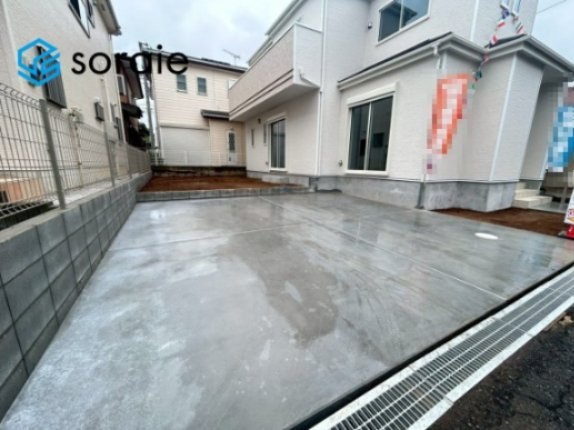 狭山市水野全1棟　新築戸建　ハートフルタウンの駐車場|3月26日撮影