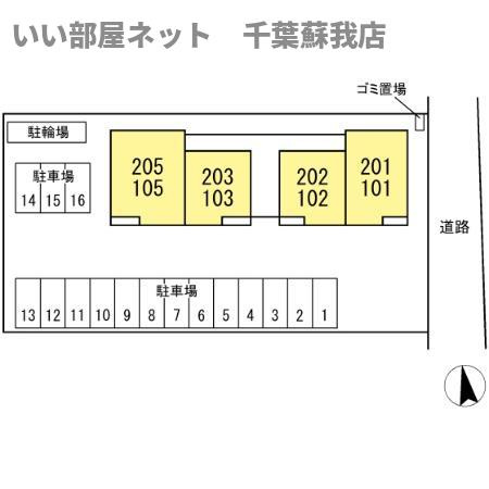 シャトーヒルズの区画図