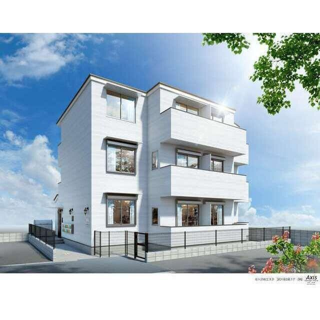 ミハス柏Ⅱの外観パース| 