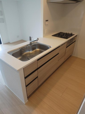 【キッチン】 | プレシス所沢元町 | お料理を作りながらリビングを見渡せます